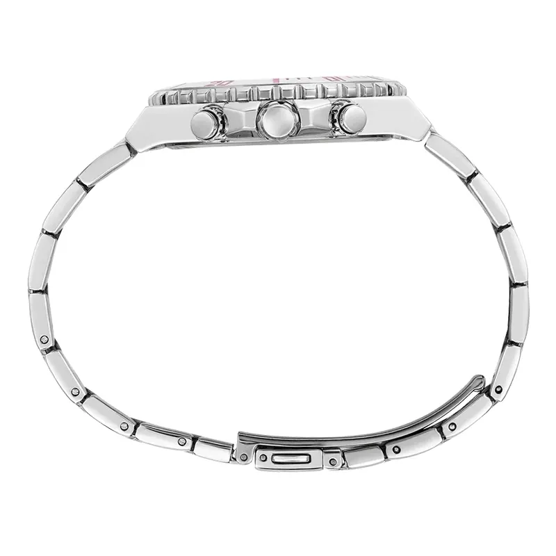 Guess Phoebe Pink Dial Fashion Ladies Watch- GW0696L1